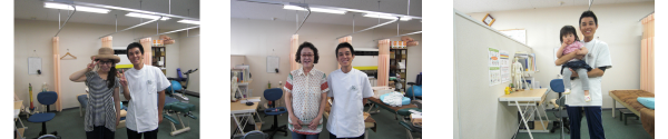 泉大津市　松之浜整骨院　患者様と写真