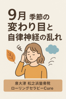 泉大津 松之浜整骨院 自律神経